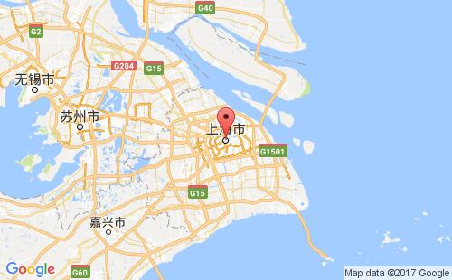 上海港口地图