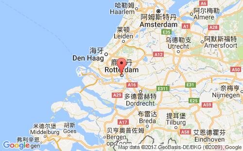鹿特丹港口地图